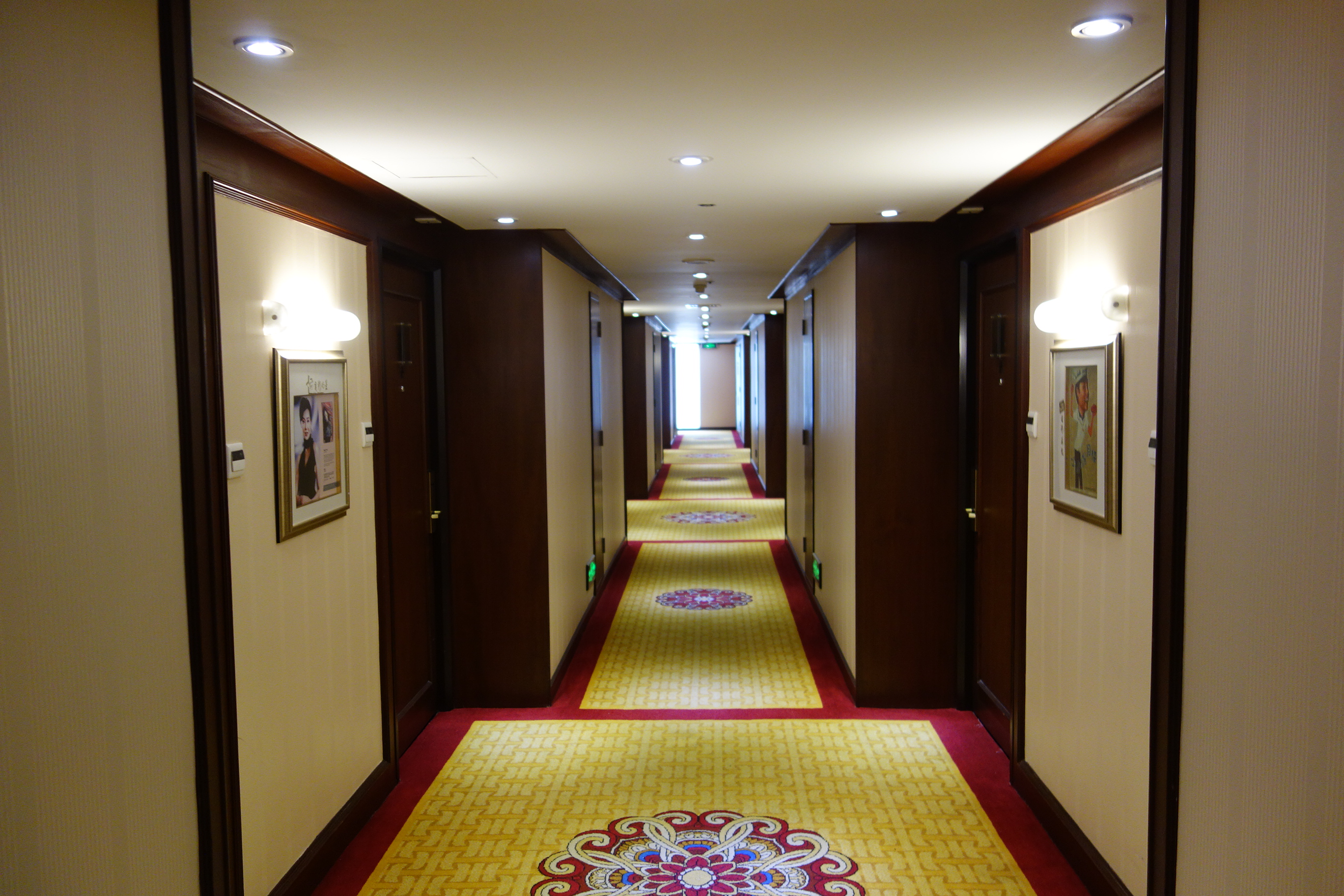 Gaudy hallway