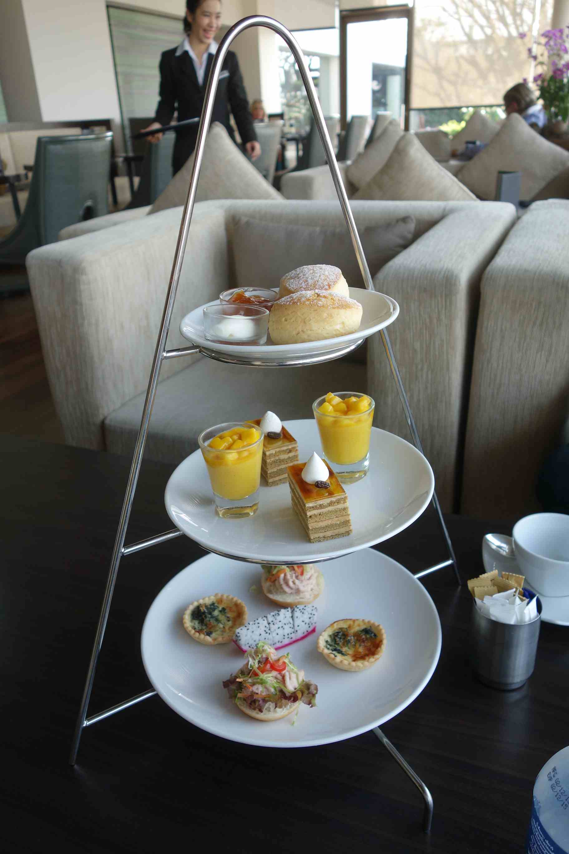 Afternoon tea in the lounge