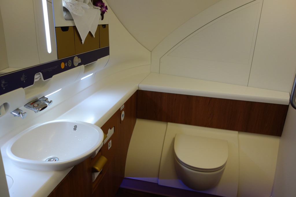 Yes, it's a toilet on an airplane