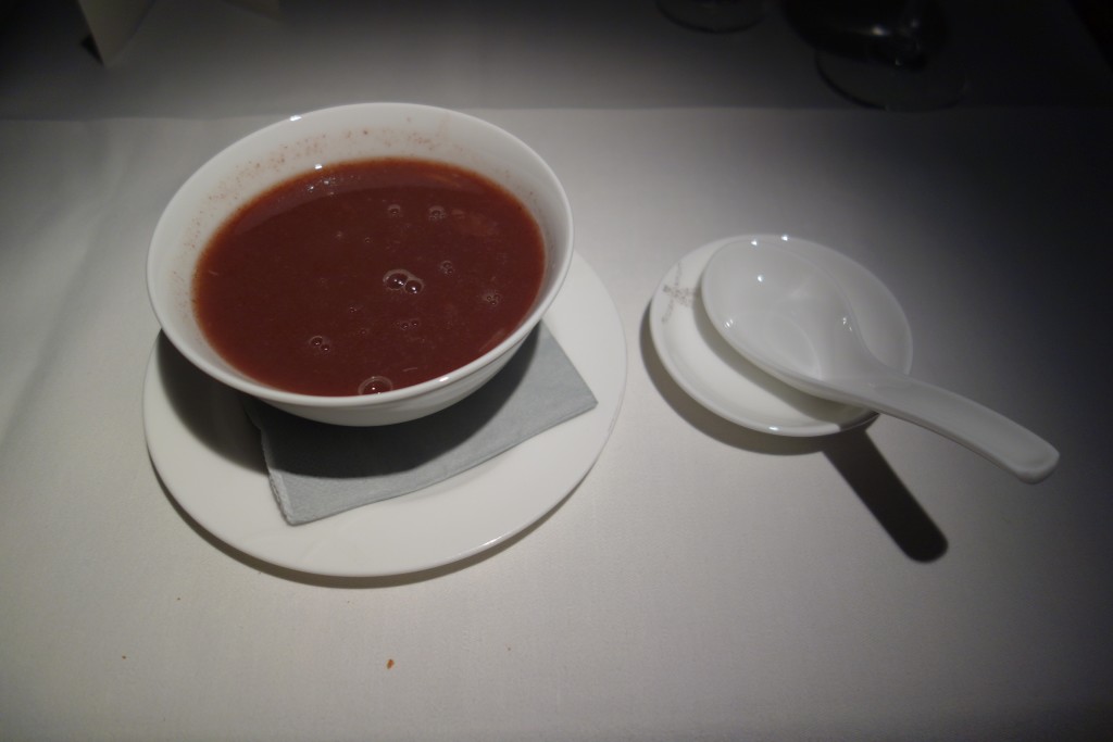 Red bean soup for dessert