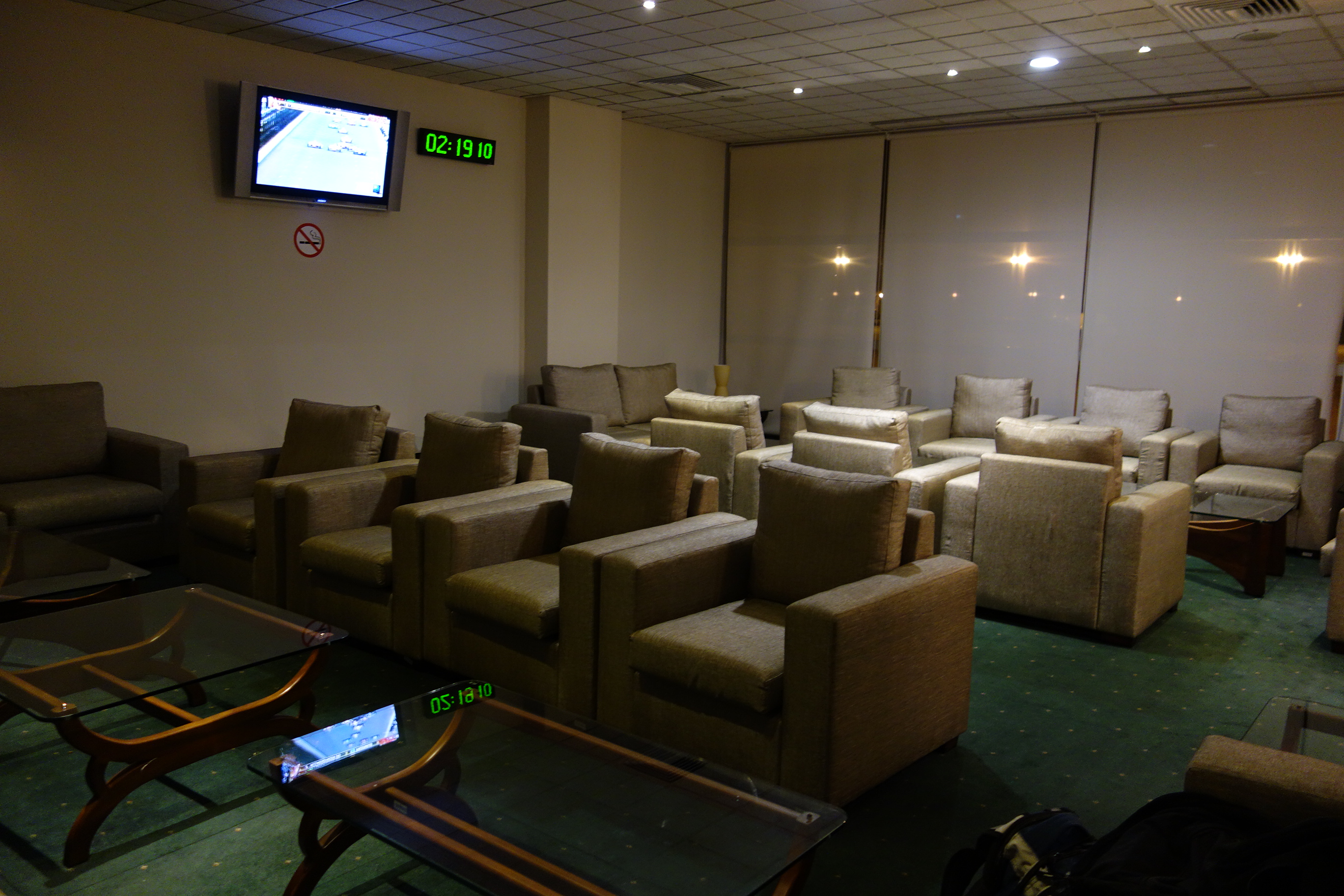 Seating in the Lotus Lounge