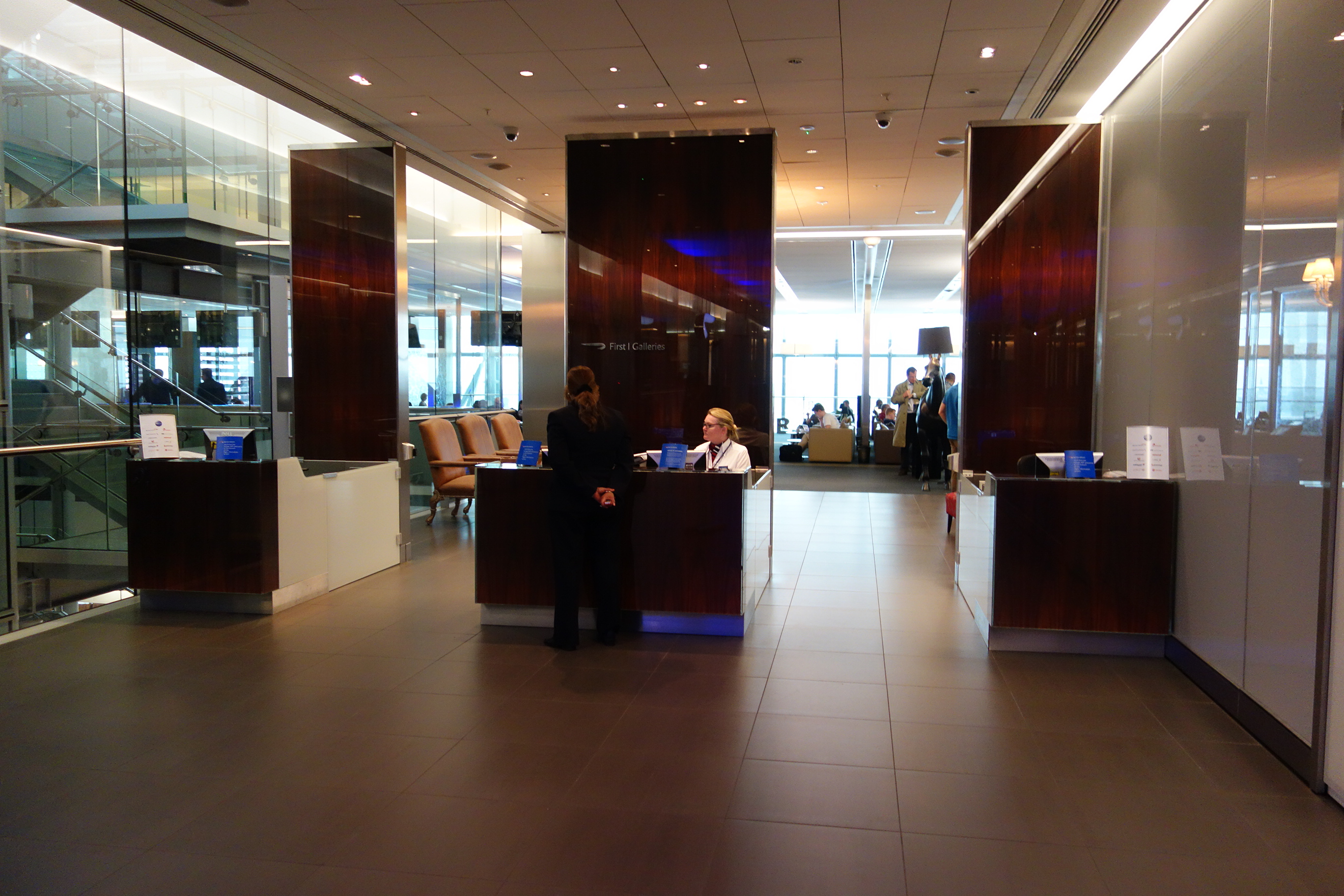 Entrance to the Galleries First Lounge