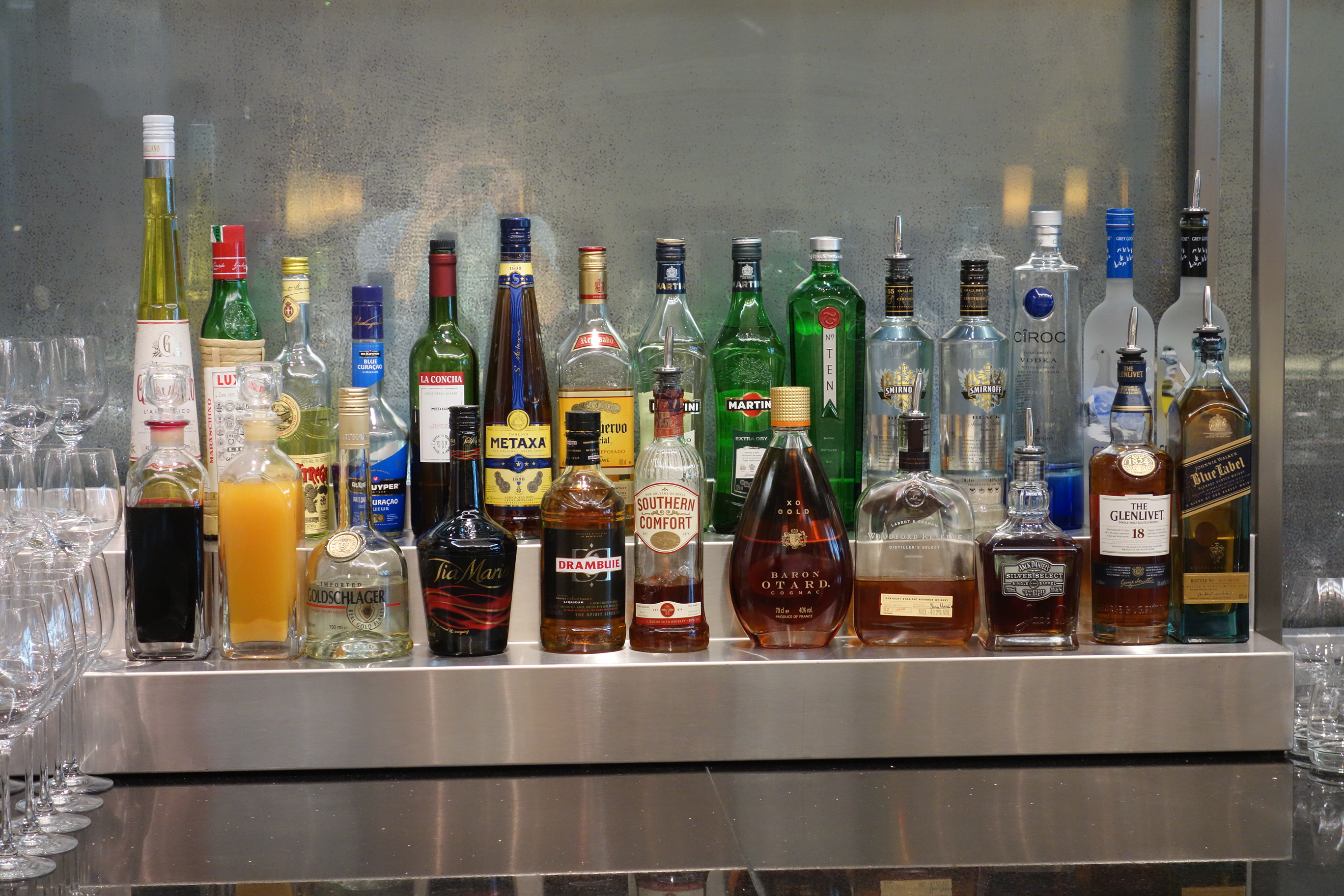 Liquor selection 