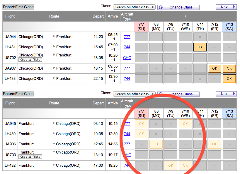 Tada! Correct availability displayed for close-in dates.