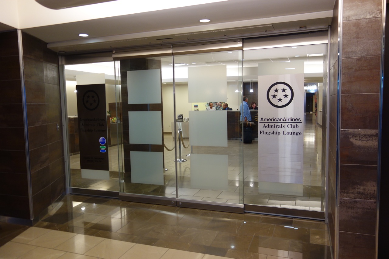 Entrance to the Admirals Club