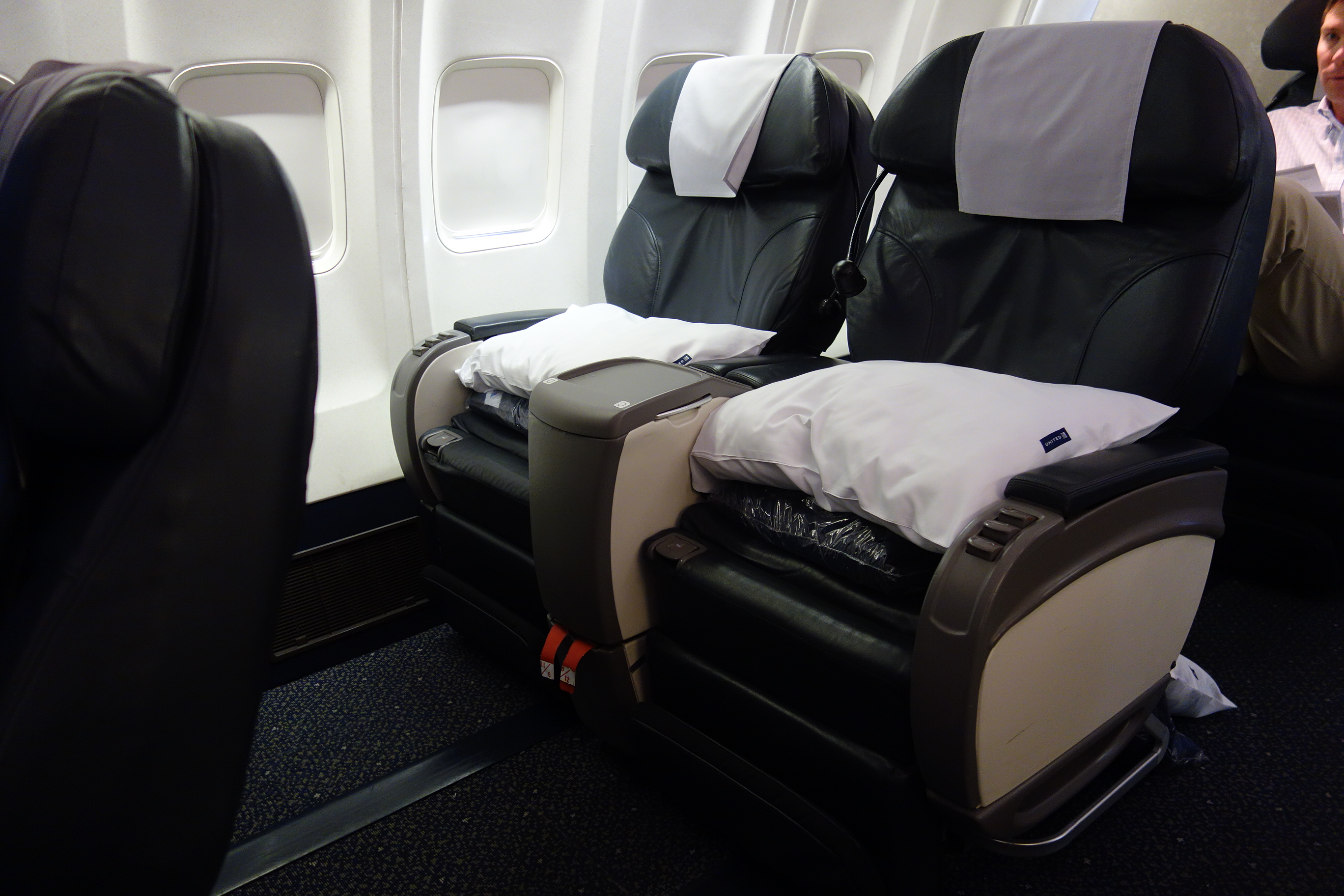 Old business class seats (not row 9)