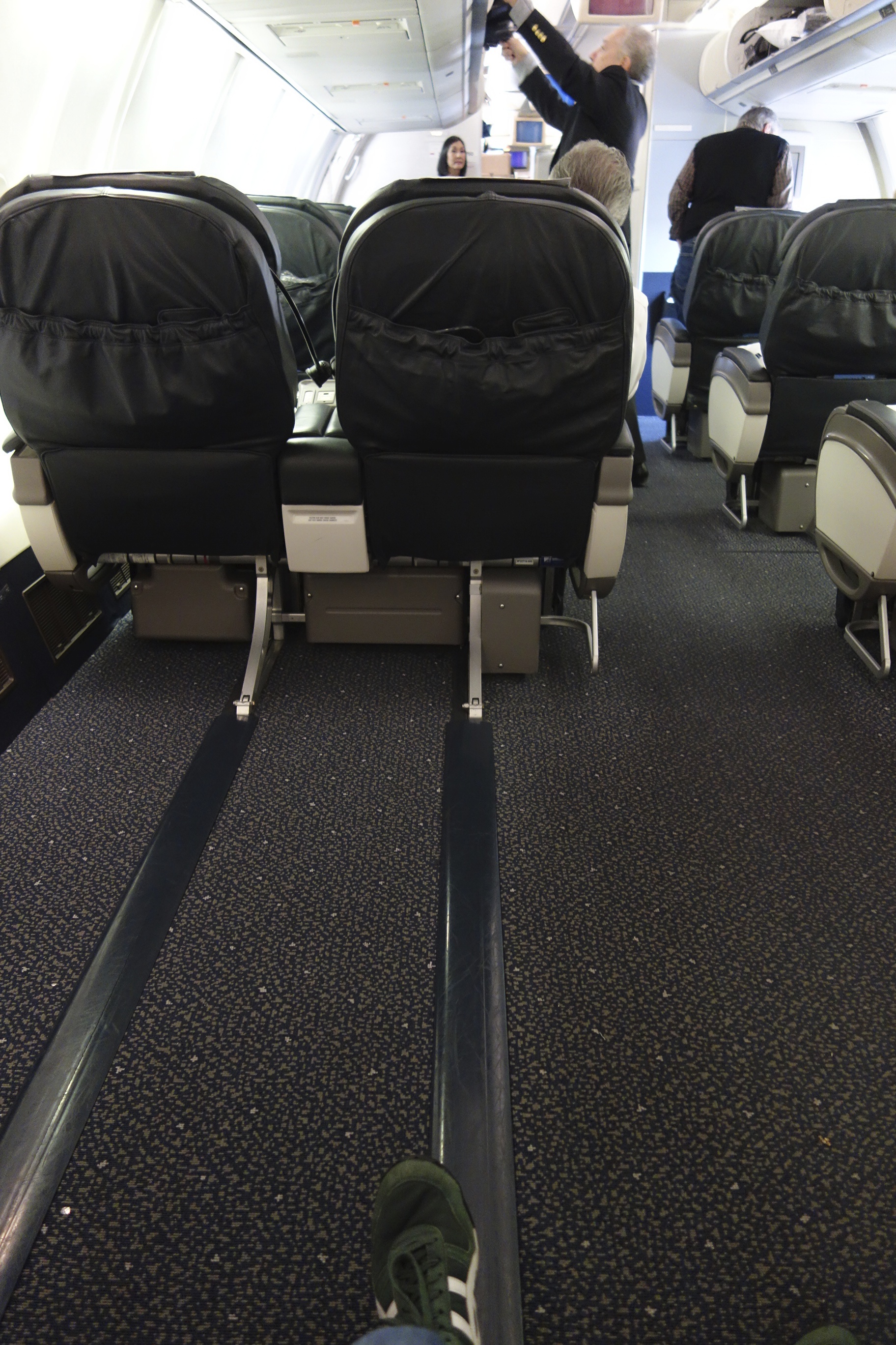 Unlimited leg room for row 9
