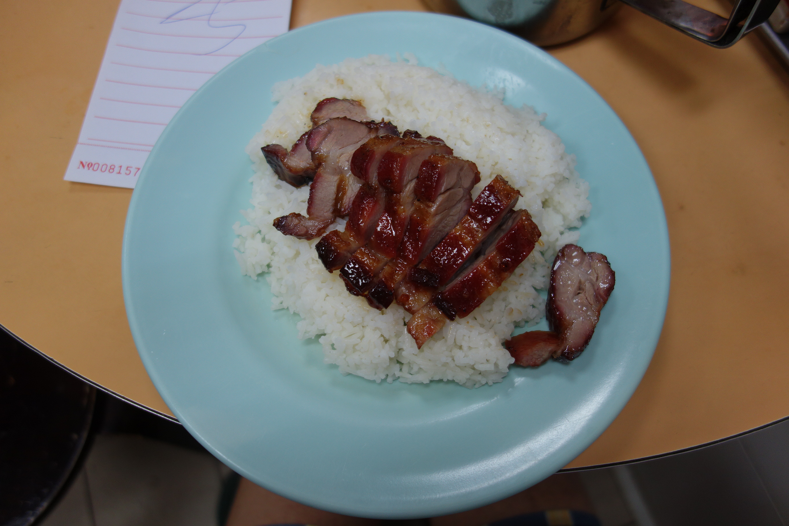 Joy Hing's BBQ pork on rice