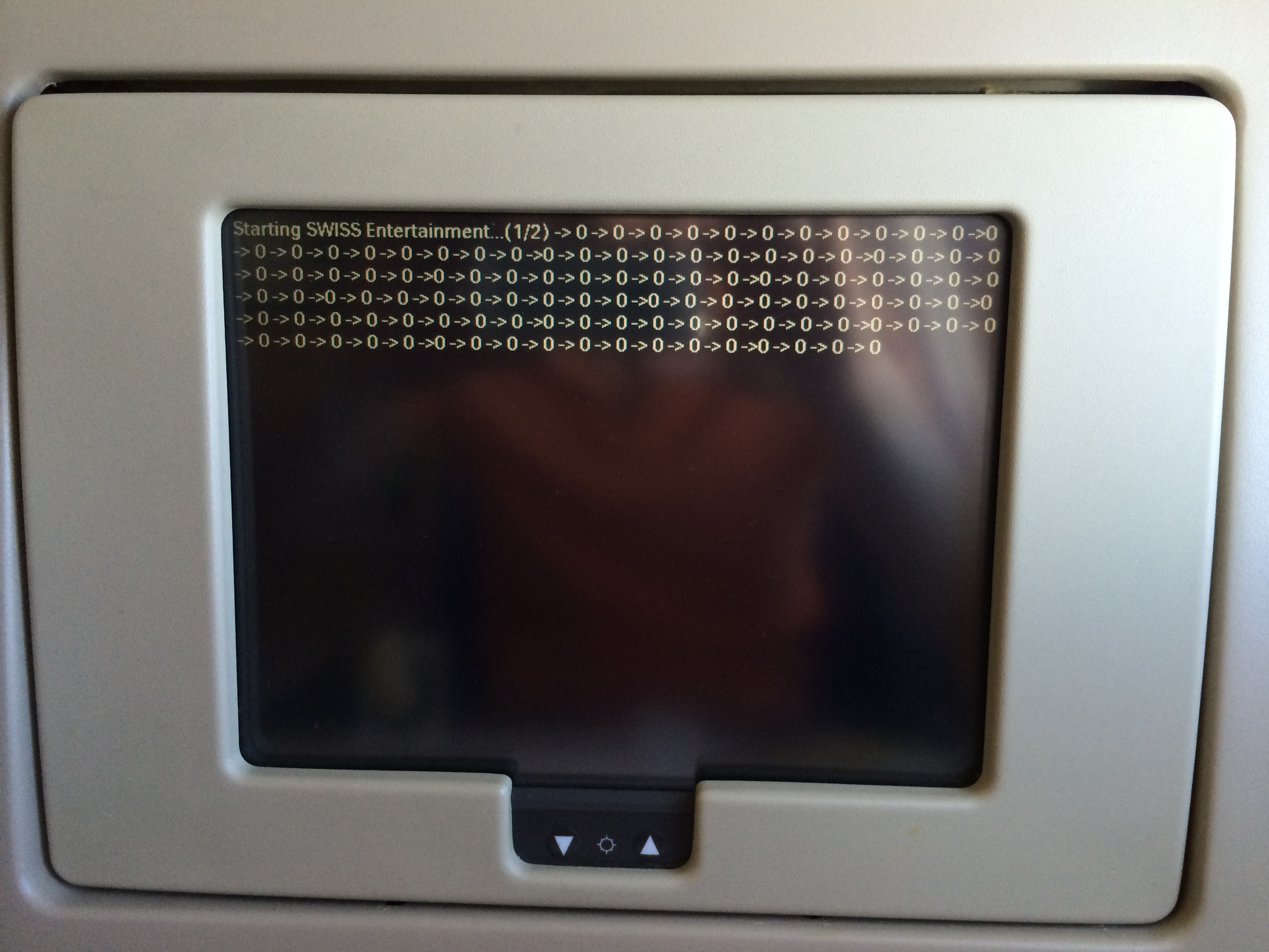 Lots of problems with the in-flight entertainment on this flight