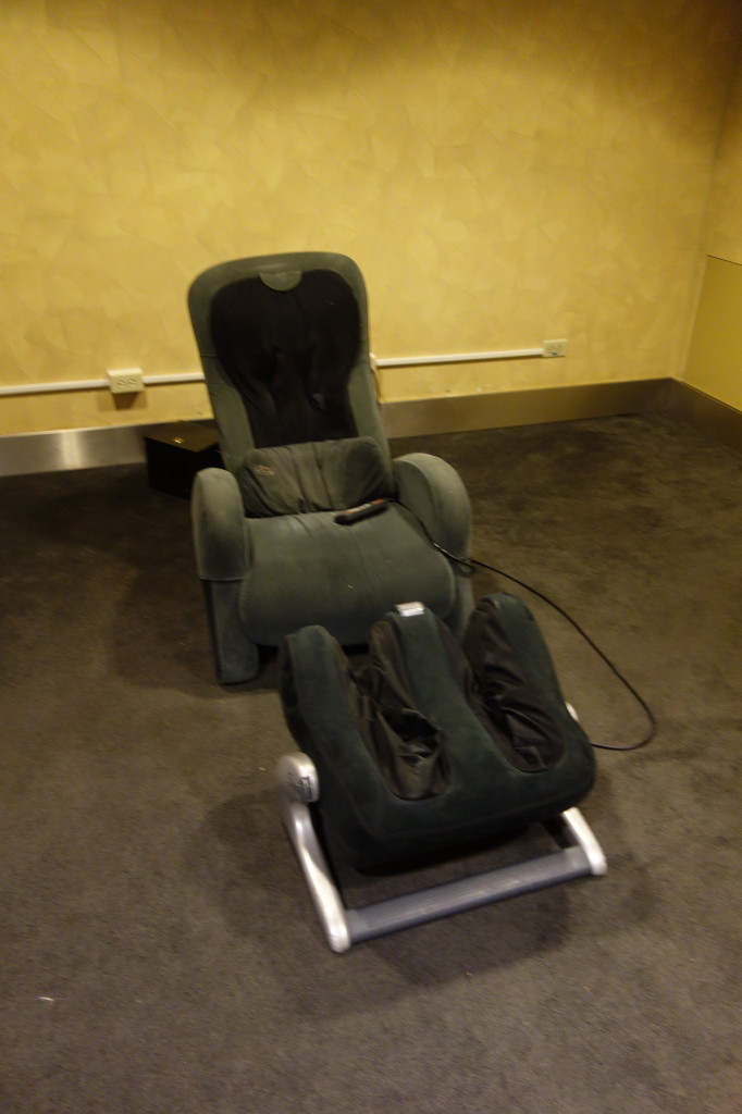 And a massage chair!
