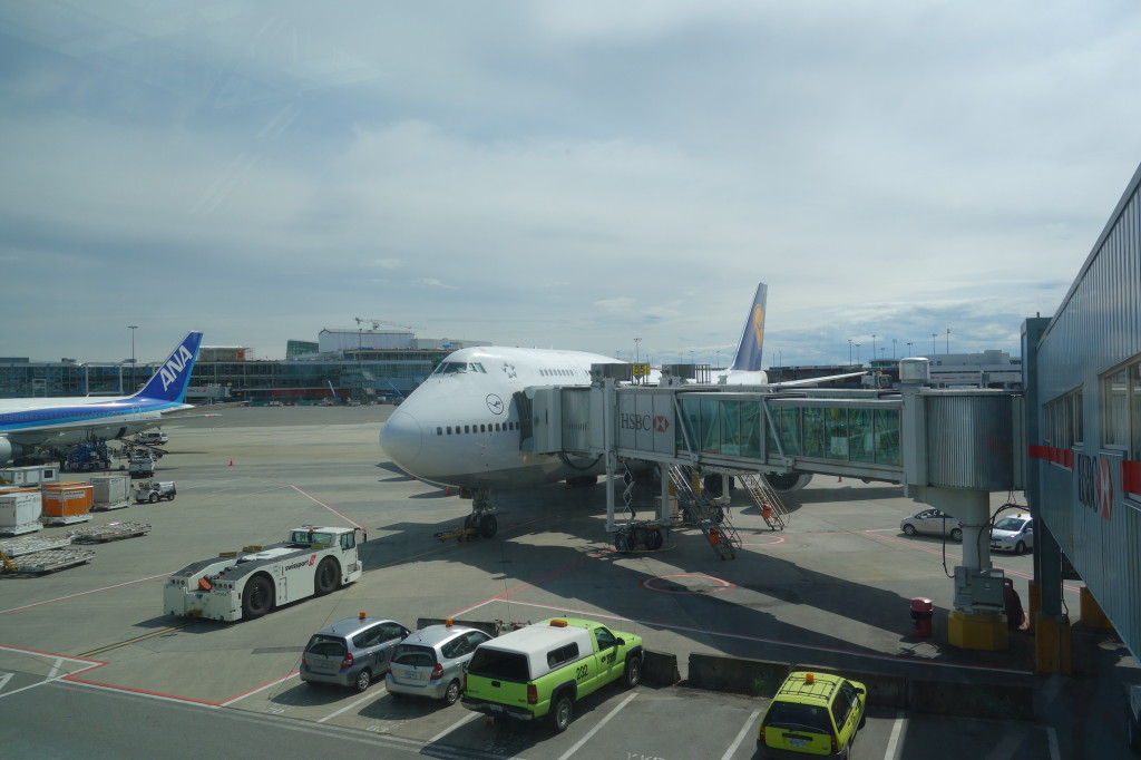 Boeing 747-400 taking me to Frankfurt