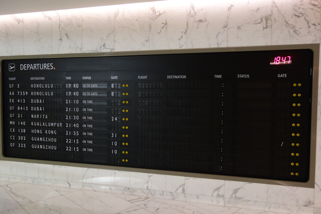 The iconic departures board