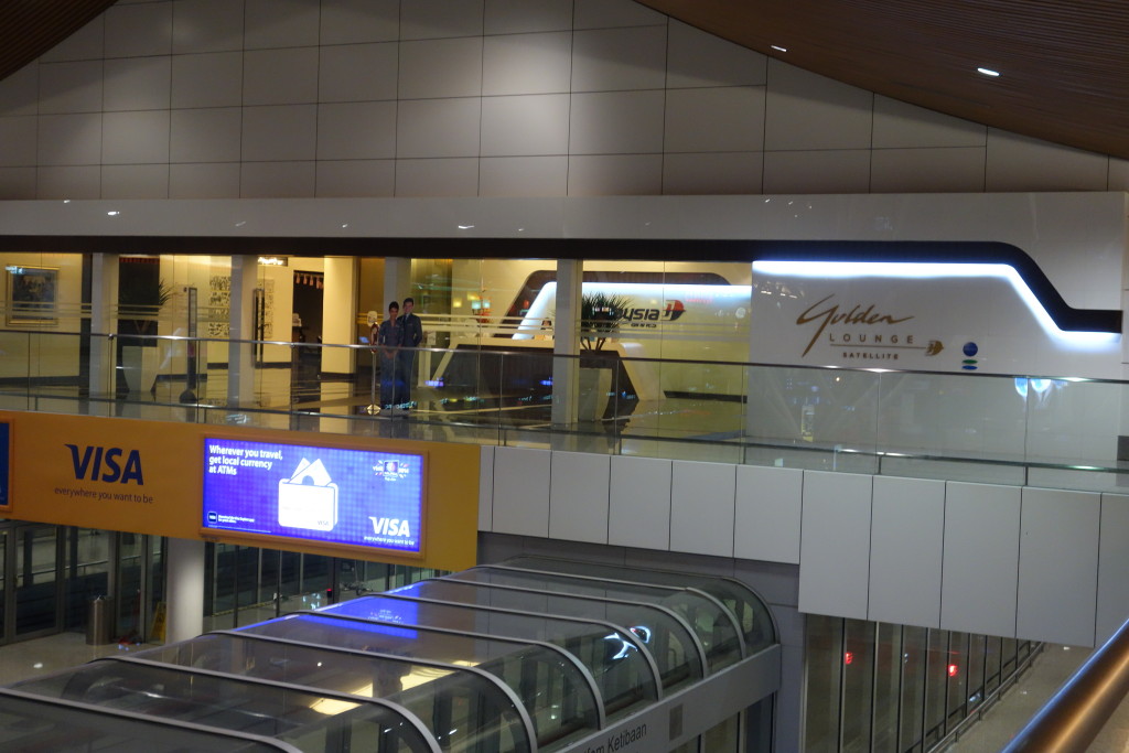 View of the Golden Lounge in the Satellite Terminal