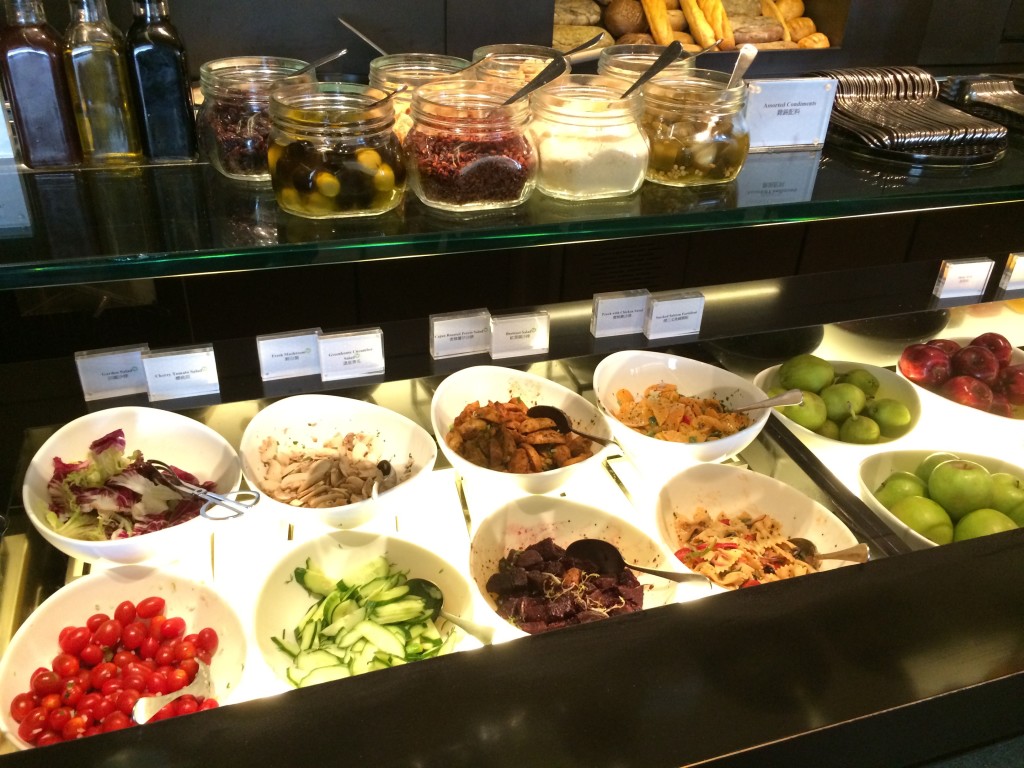Salad bar in the Bakery