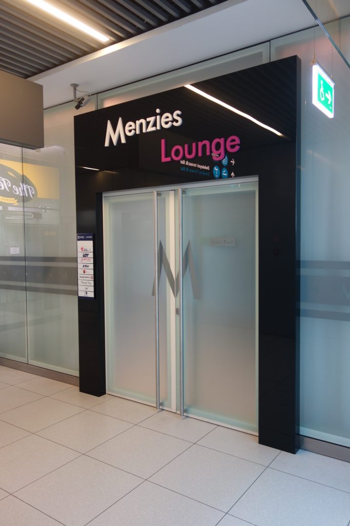 Menzies Lounge entrance