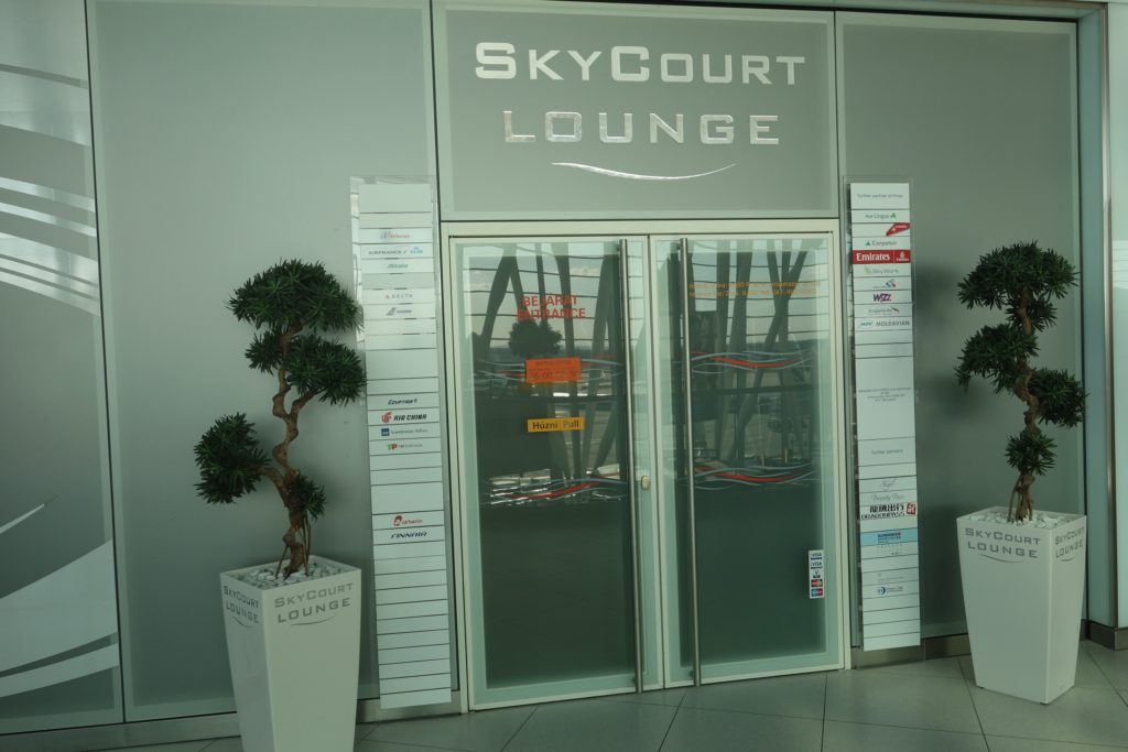 Entrance to the SkyCourt Lounge