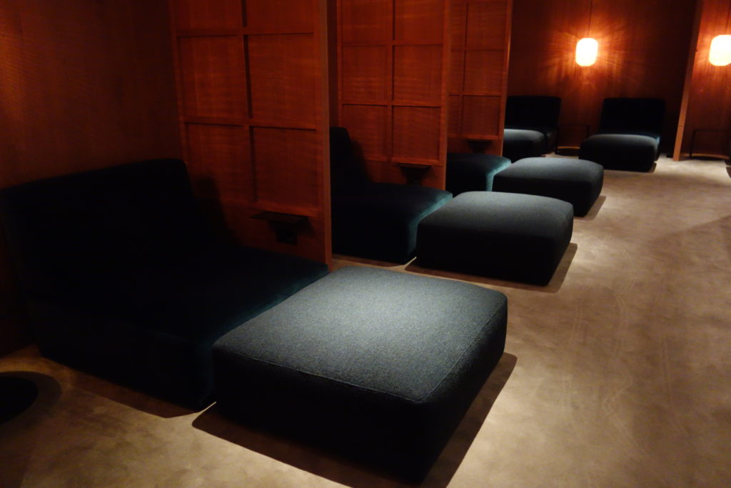 Chairs in the relaxation room