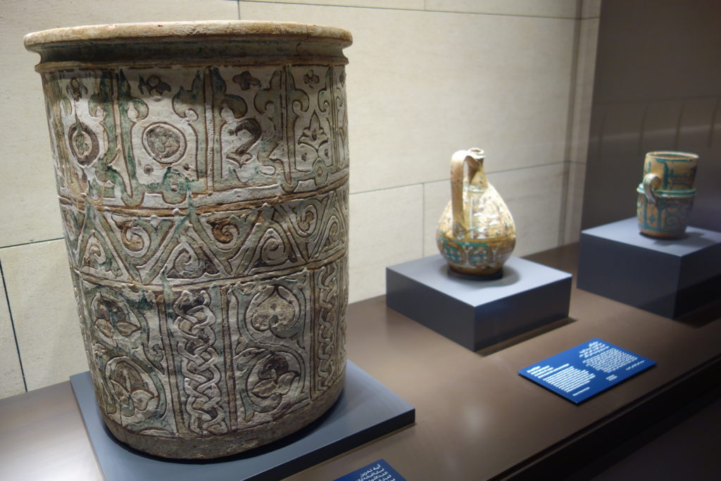 a large vases on display
